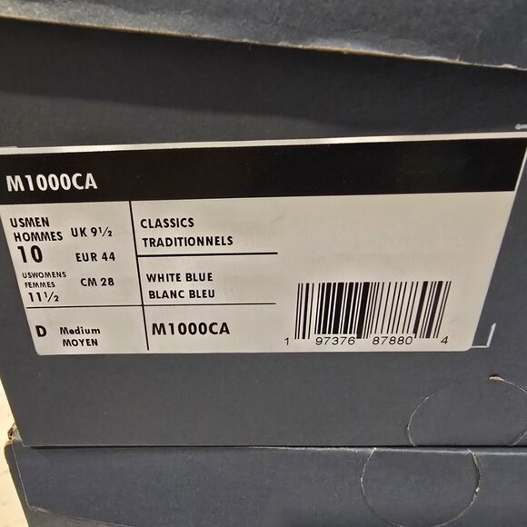 New Balance 1000 Sea Salt Heron Blue M1000CA Shoes Sneakers Mens Size 10 NEW - Picture 11 of 11